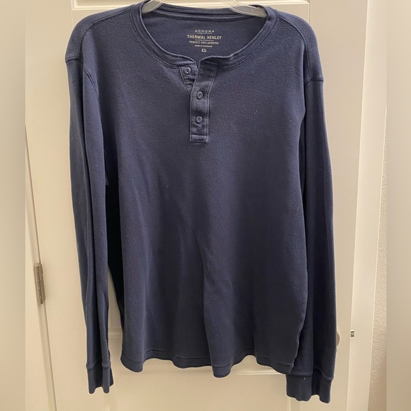 Sonoma | Shirts | Mens Henley Long Sleeve Thermal Henley | Poshmark
